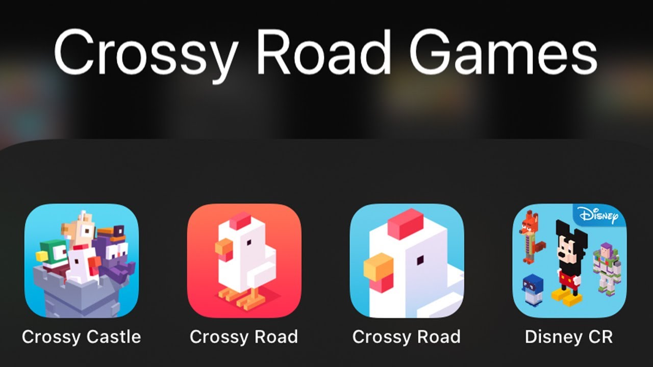 Disney Crossy Road, Crossy Road (классика), Crossy Road+, Crossy Road Castle