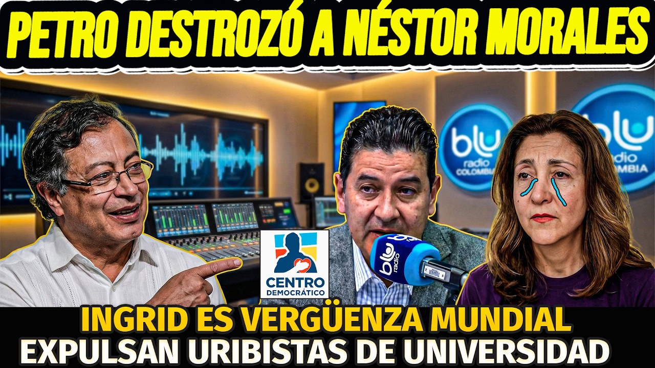 🔥PETRO DESTROZÓ EN VIVO A NÉSTOR MORALES: NO VIERON VENIR TREMENDO GOLPE. EXPULSAN URIBISTAS DE U. 😱