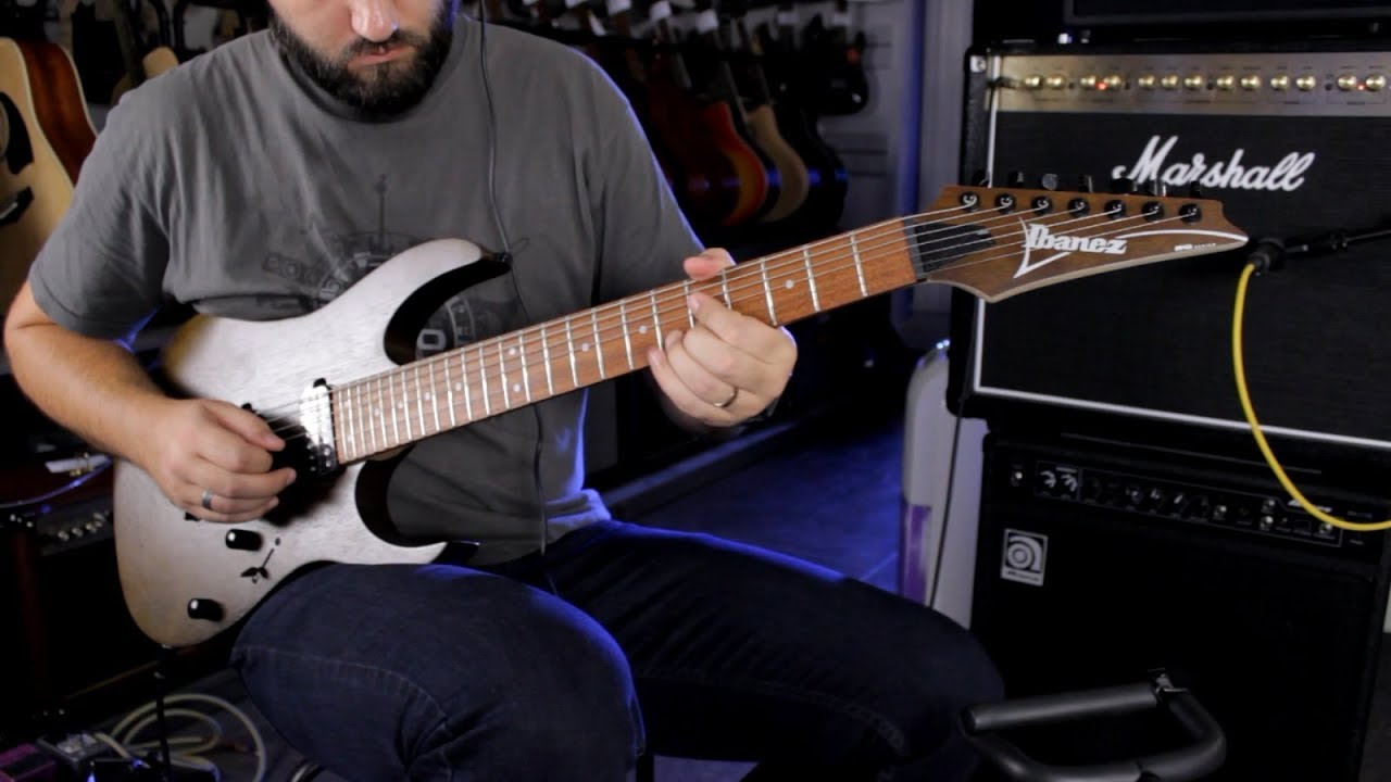 Ibanez RG7421 WNF  -  Seven String Guitar Demo
