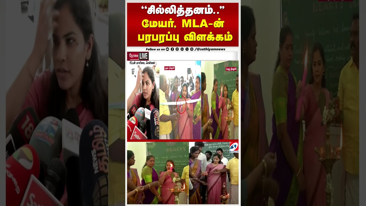 ''சில்லித்தனம்  '' மேயர், MLA ன்  பரபரப்பு விளக்கம்
