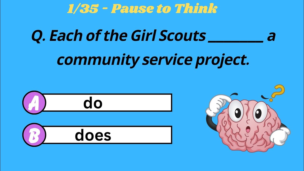 Subject-Verb Agreement Quiz l English Grammar Test #englishgrammar