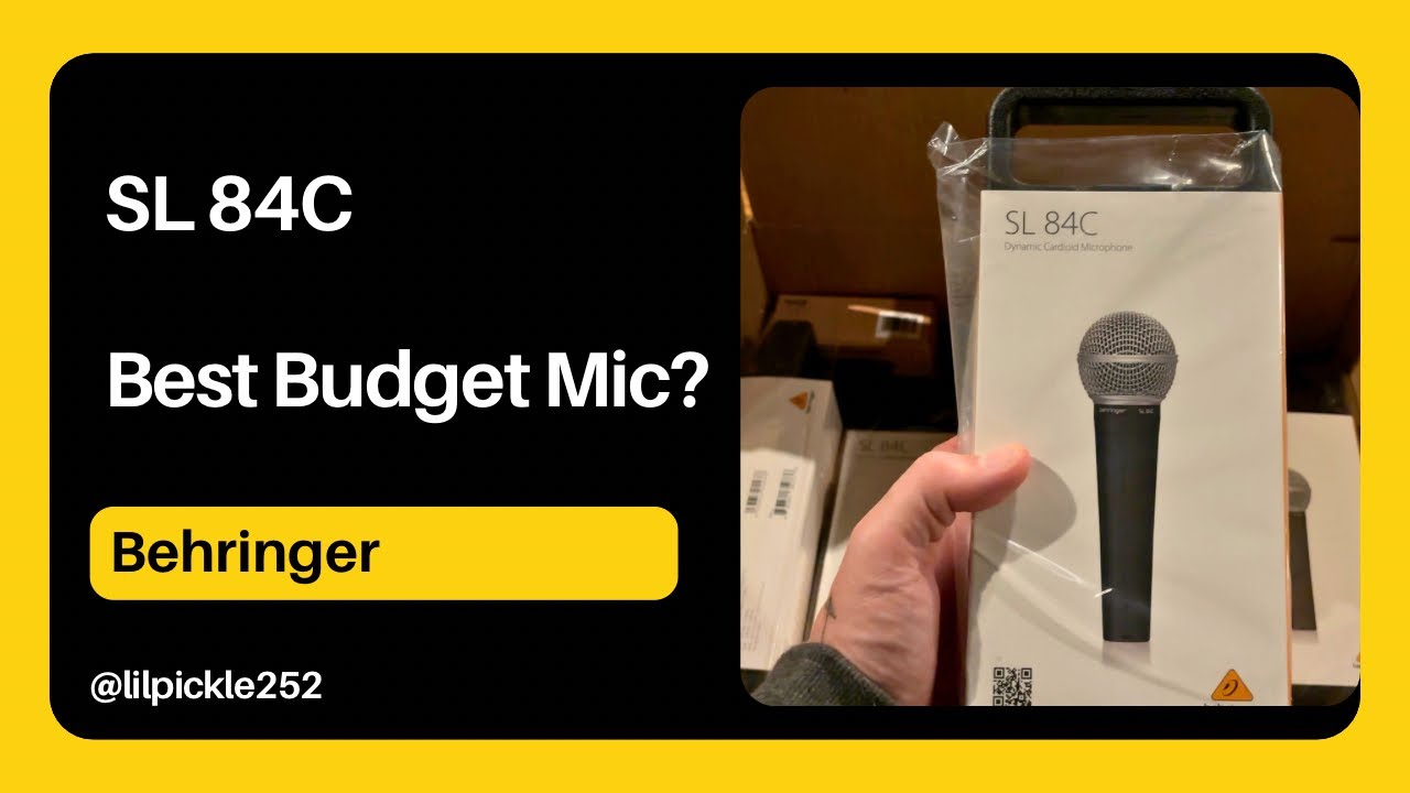 Behringer SL84C unboxing and sound test
