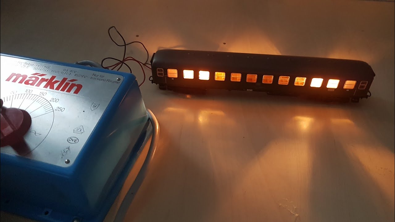 Märklin Wagenbeleuchtung einbauen
