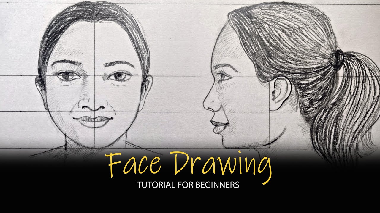 Face drawing tutorial #face drawing girl #face drawing for beginners #face drawing kaise karen