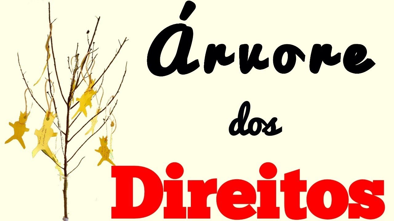 Dica de atividade Dia da Criança - Direitos Universais - atividade ludica - Árvore dos Direitos