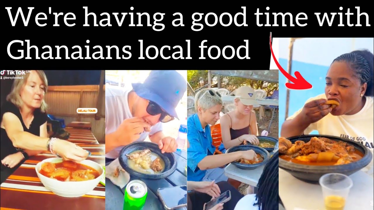 How foreigners are having good appetite with Ghana food