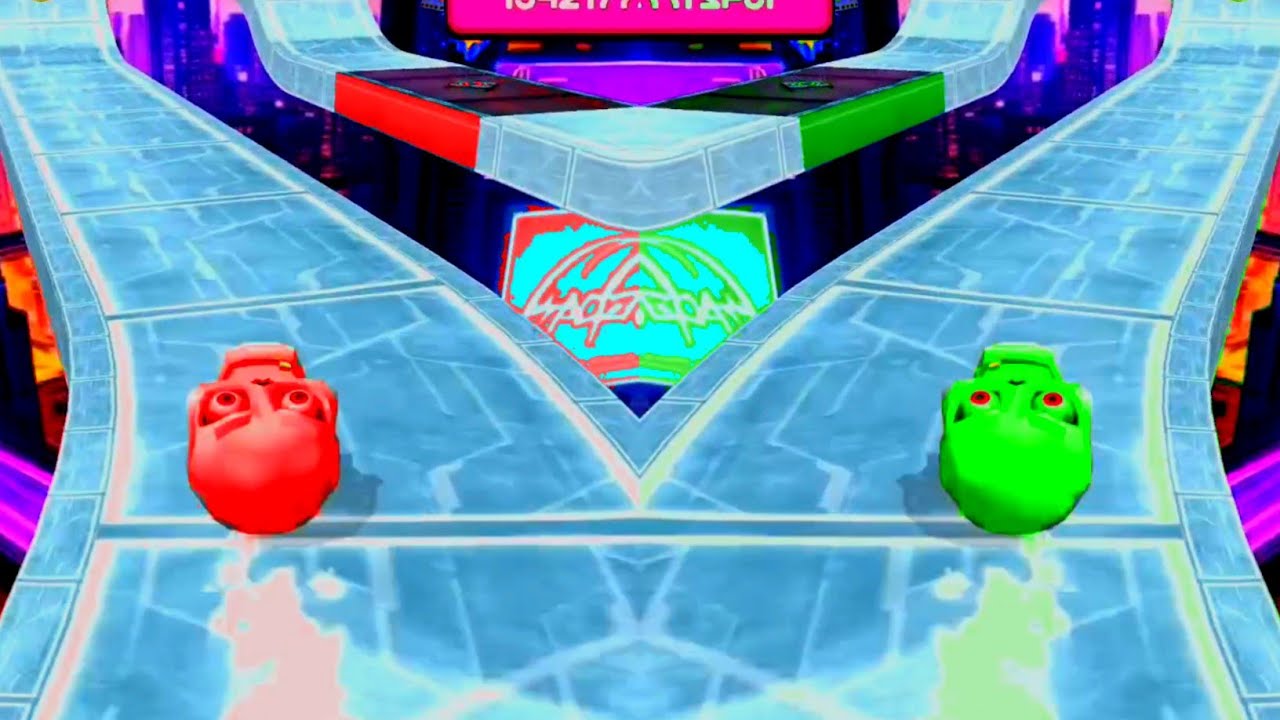 Red Skull Ball Vs Green Skull Ball Going Balls Gameplay Level 273-276 Android Games 