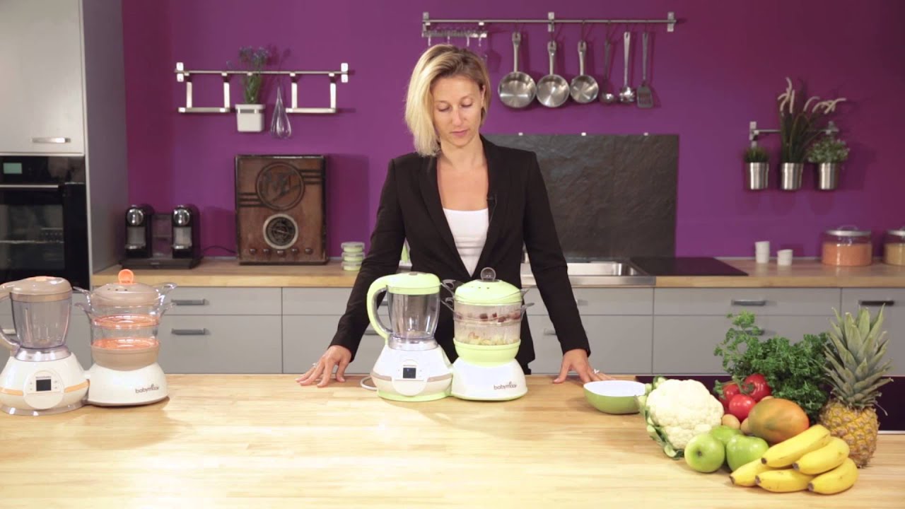 Nutribaby: the 1st food processor to do real cooking for your baby!
