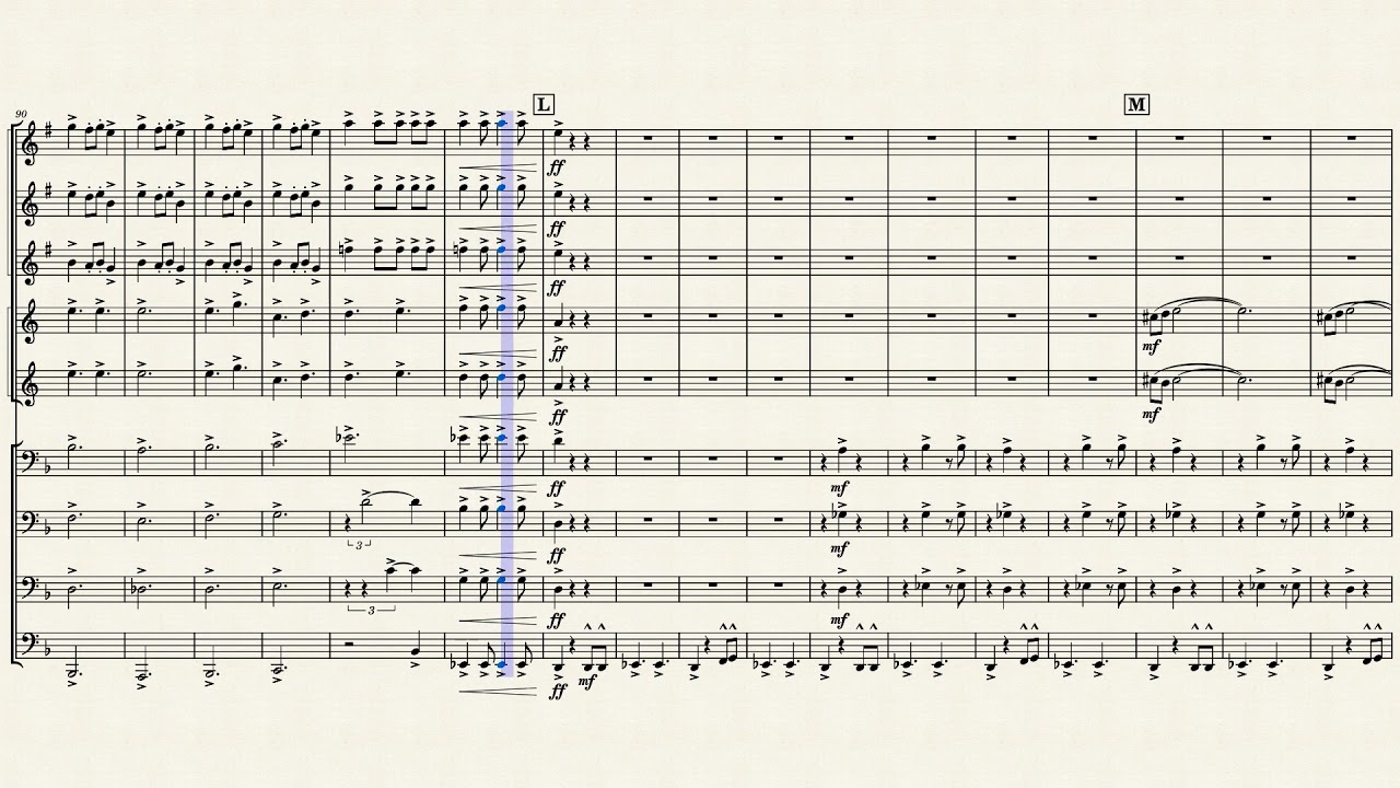 Carol of the Bells, Arr. for Brass Ensemble