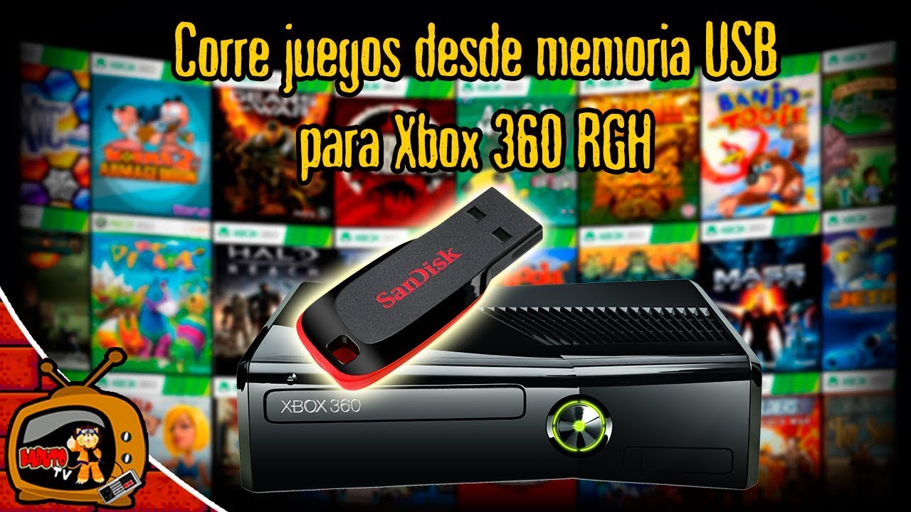 Como correr juegos de XBOX 360 con RGH desde memoria USB