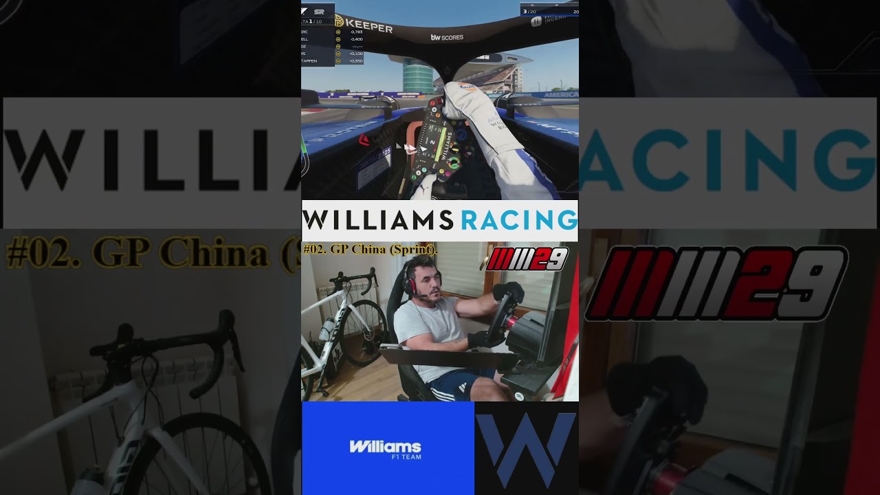 Salida Sprint GP F1 China. F1 2025. 