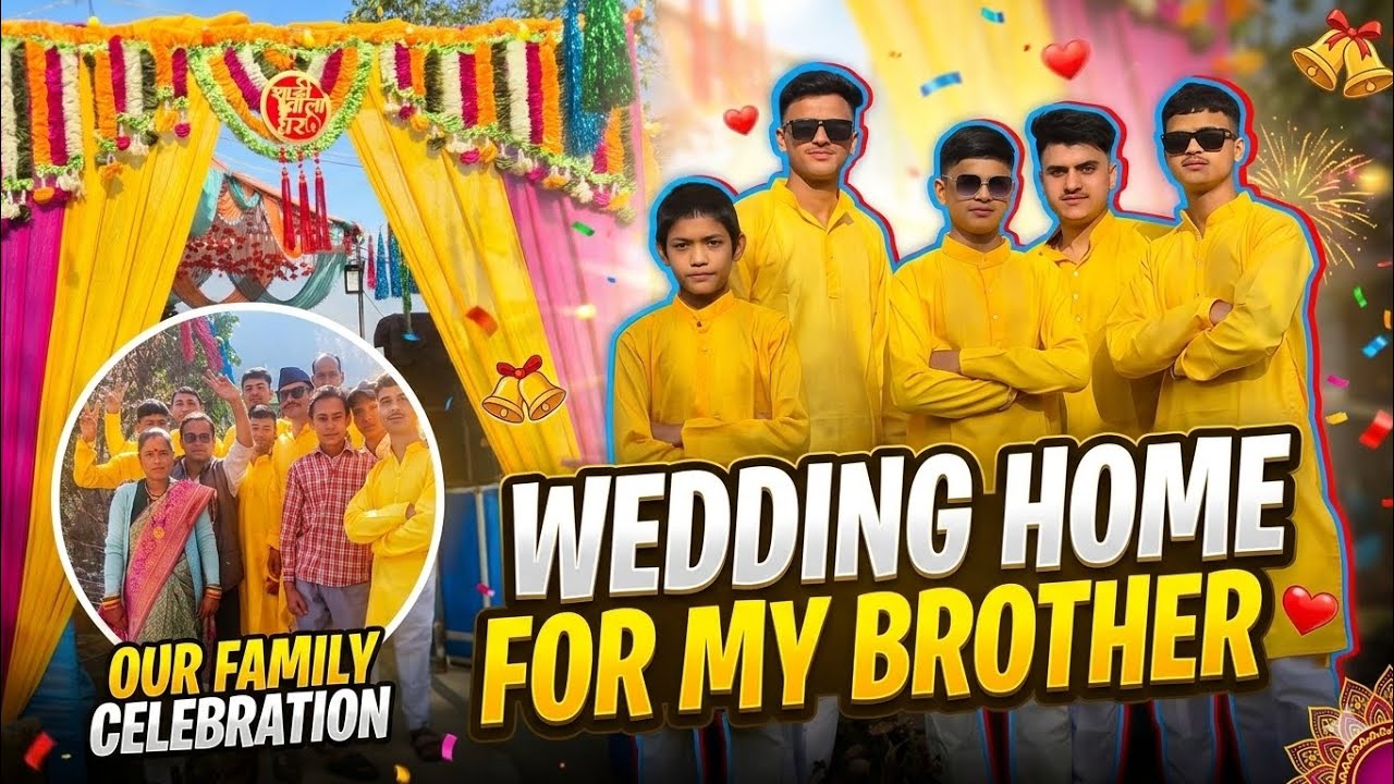 Haldi ceremony// aaj thi haldi lagane ka din //bhabhi ko lene gye // pahadi wedding home 🏠//
