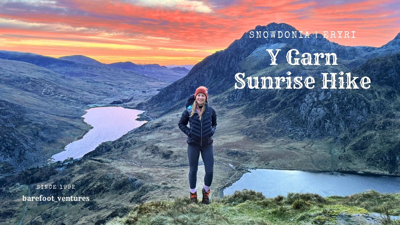 Y Garn | Snowdonia | Eryri | Sunrise Hike | Solo Hiker | Winter Sunrise | Mountain Days