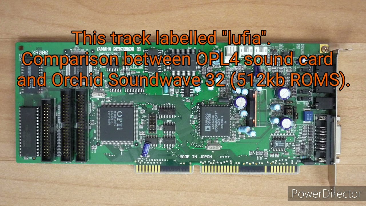 MIDI Music Comparison - OPL4 vs Orchid Soundwave 32