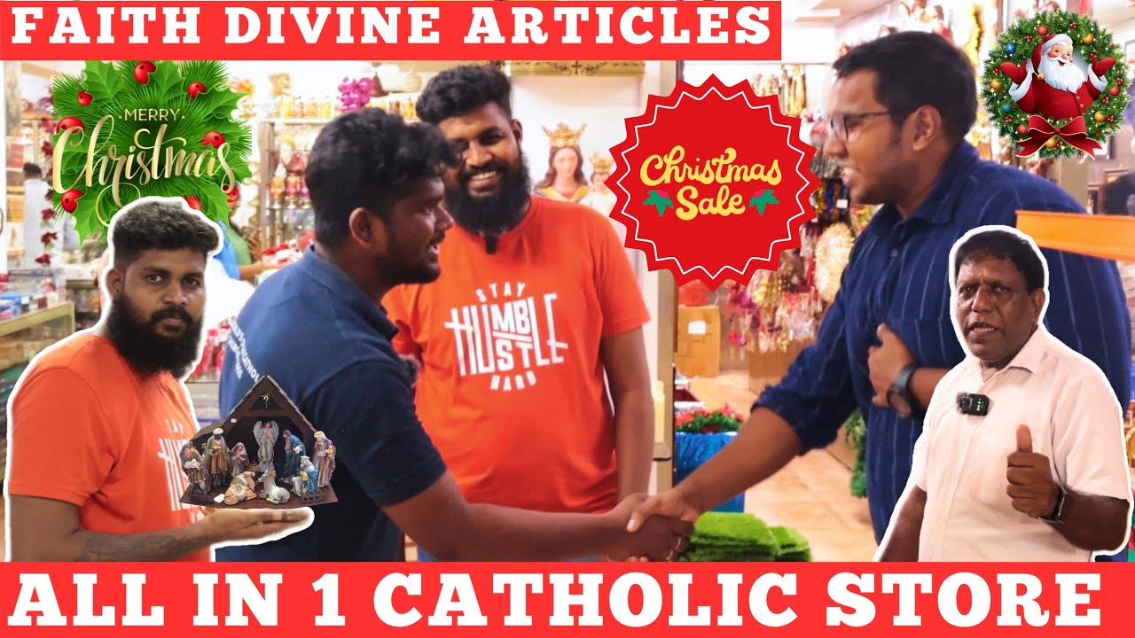 CHRISTMAS SALE 2024 | ALL IN 1 CATHOLIC STORE IN CHENNAI | FAITH DIVINE ARTICLES CHRISTMAS SHOPPING