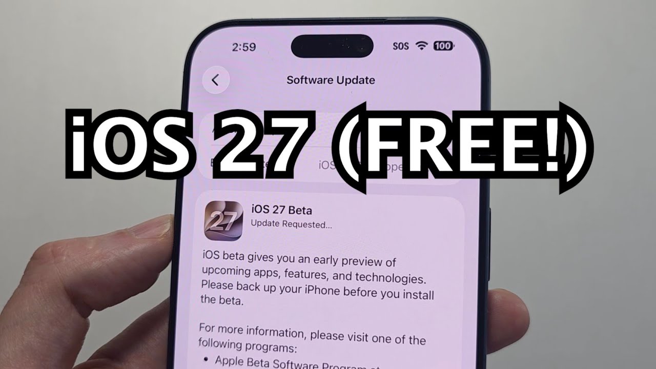 iPhone: Как скачать бета-версию iOS 27! (БЕСПЛАТНО)