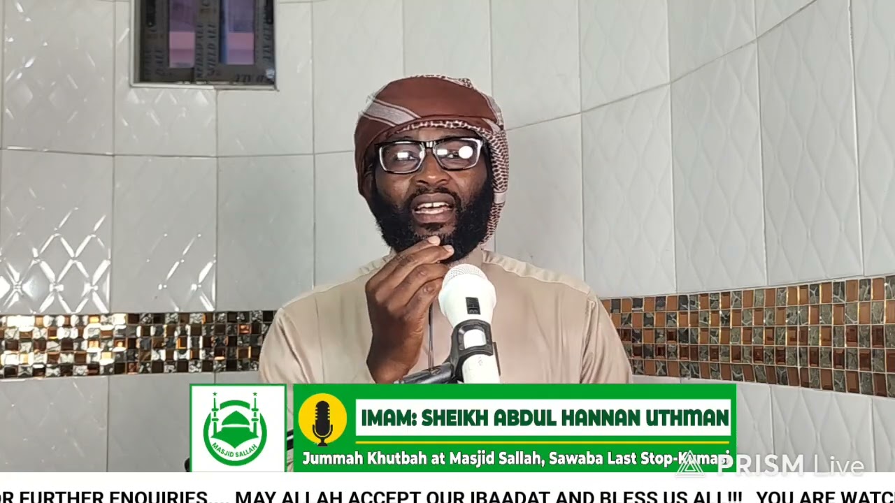  LEADING IMAM🔊: SHEIKH ABDUL HANNAN UTHMAN DATE: 11 SHA'BAN  1447AH |  TOPIC: REPENTANCE