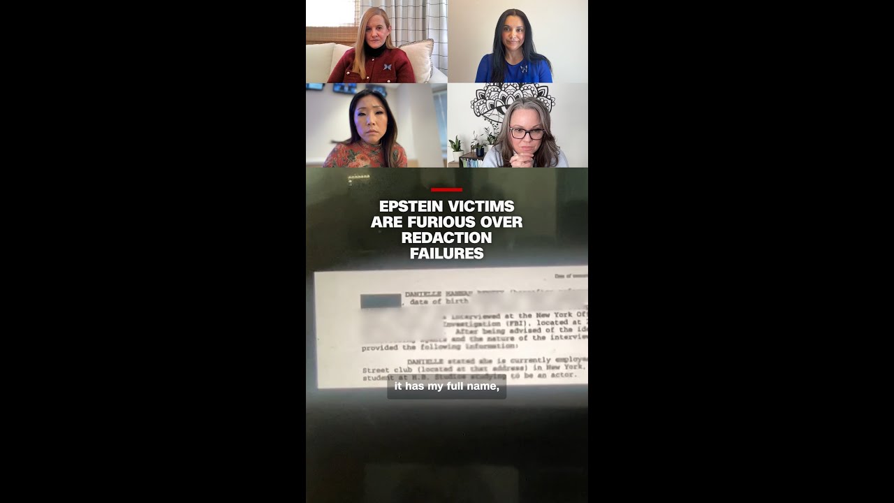 Epstein victims are furious over redaction failures