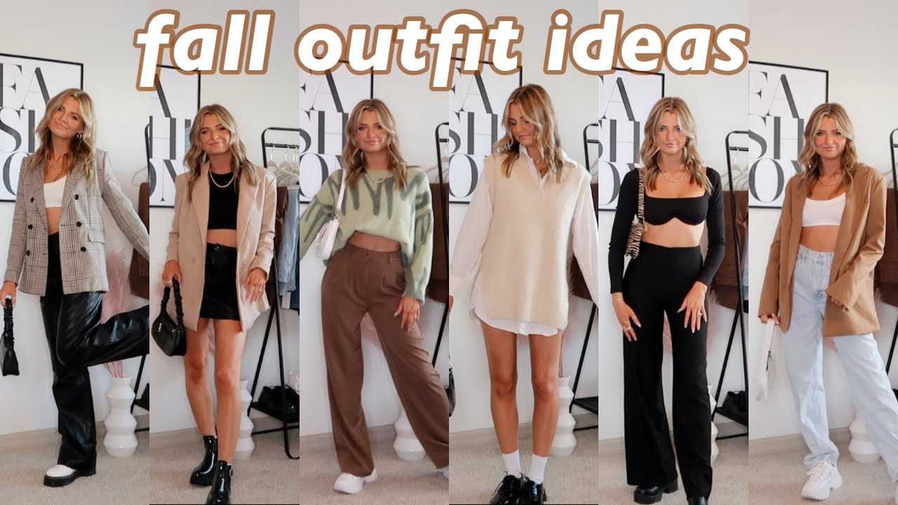 10+ FALL OUTFIT IDEAS 2021 | casual, trendy & pinterest inspired outfits