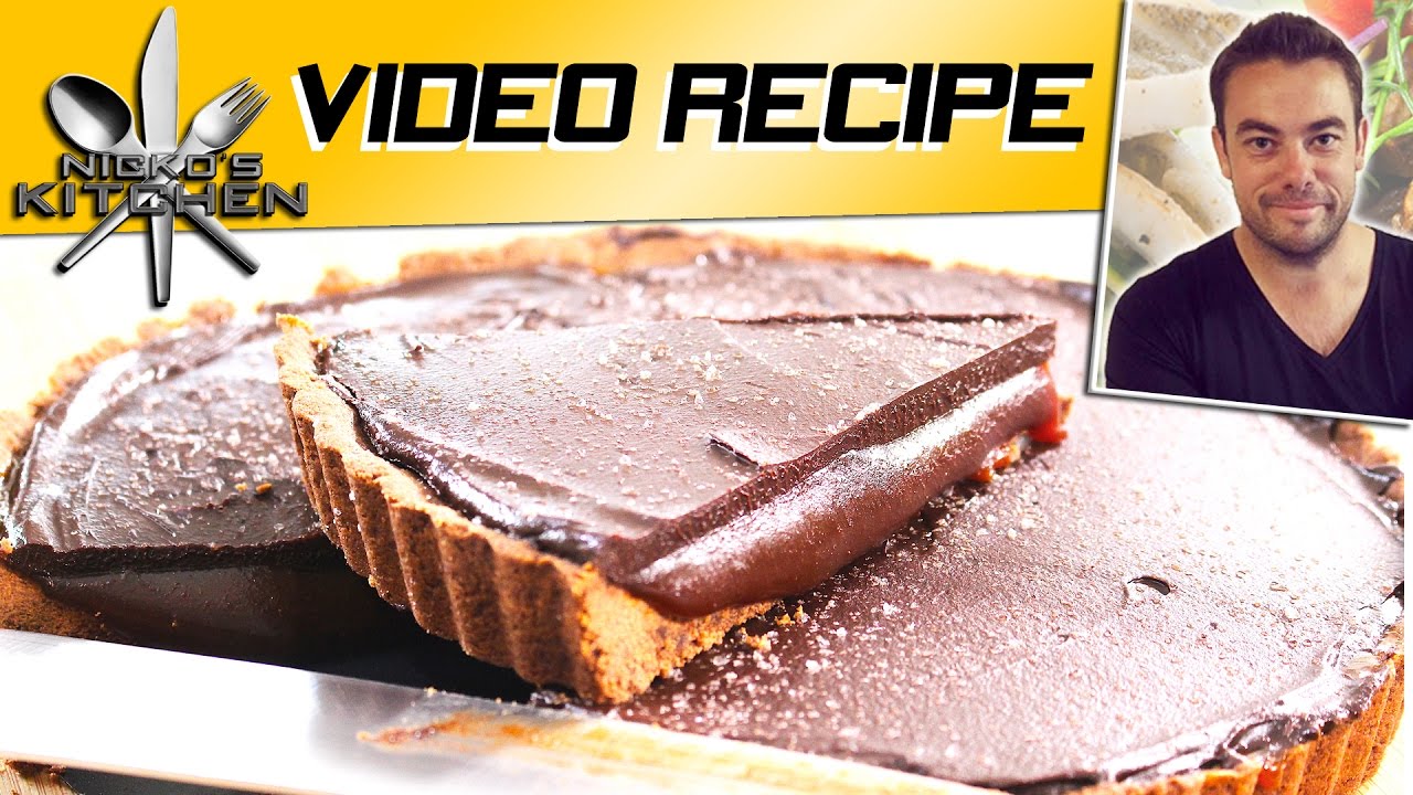 Salted Chocolate & Caramel Tart