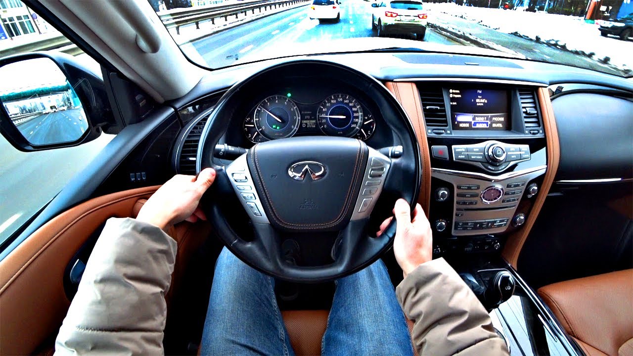 2019 INFINITY QX80 5.6 AT POV TEST DRIVE / Тест драйв от первого лица