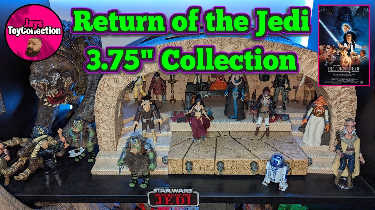 Stars Wars Vintage Collection Boba Fett's Throne Room | Return of the Jedi Complete Room Tour 2023