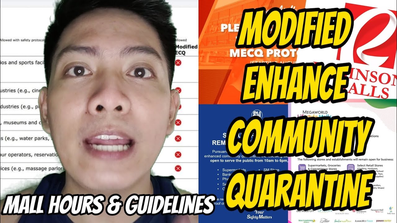 MALL HOURS DURING MECQ AUGUST 2020 | NEW NORMAL