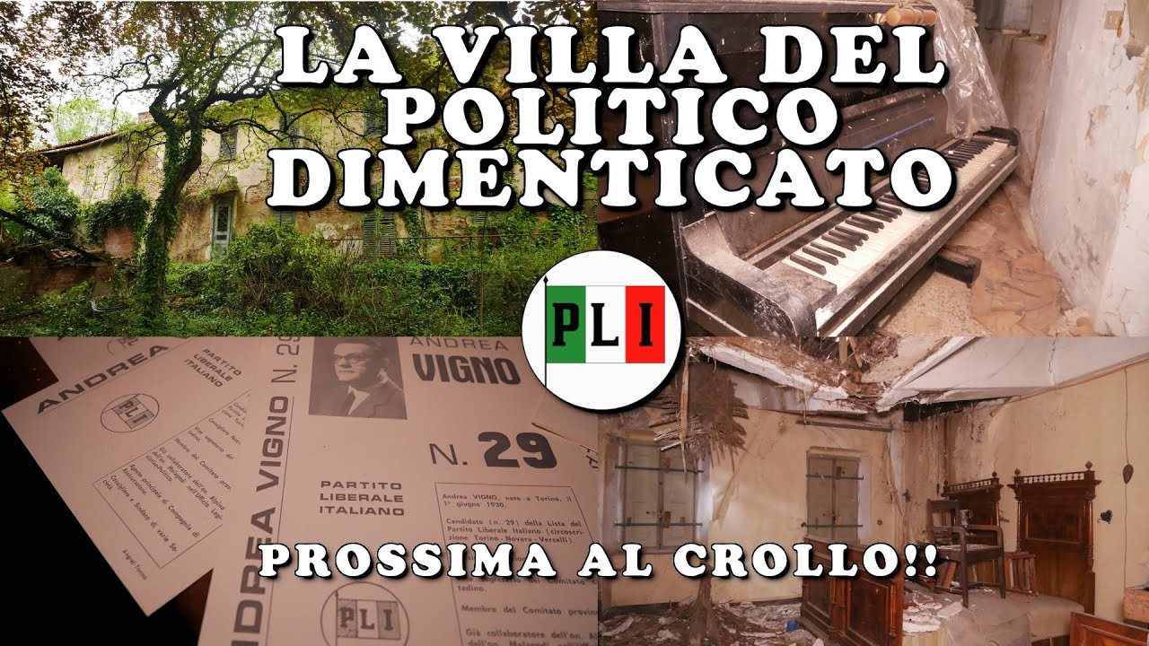 LA VILLA ABBANDONATA DEL POLITICO LIBERALE DECADUTO! TROVO UN MISTERO AL PRIMO PIANO! [Urbex Italia]