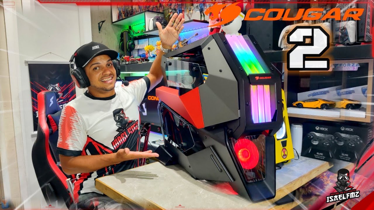Gabinete Cougar Conquer 2  Full Tower - simplesmente o mais insano e futurista 😯🙌