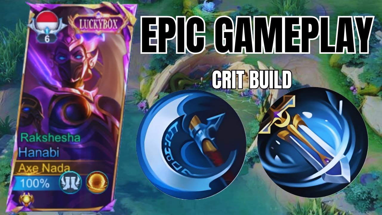 HANABI EPIC GAMEPLAY!! BUILD & EMBLEM CRIT PALING SAKIT!! – MOBILE LEGENDS