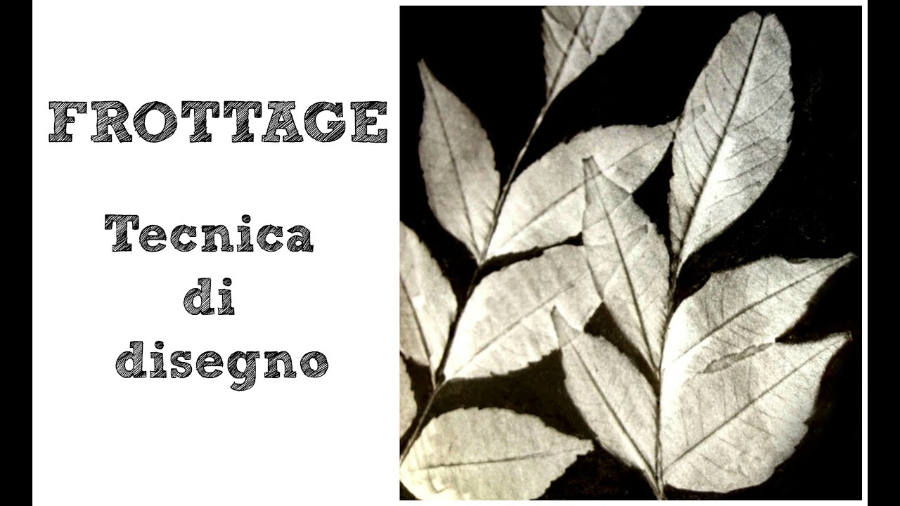 Frottage: interessante Tecnica di Disegno! (Disegno) Arte per Te
