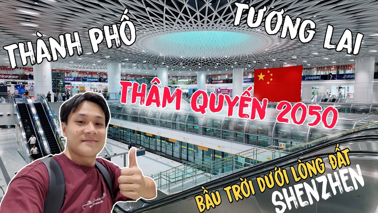 Không tin nổi BẦU TRỜI DƯỚI LÒNG ĐẤT Thâm Quyến - Trung Quốc như đang sống ở 2050?