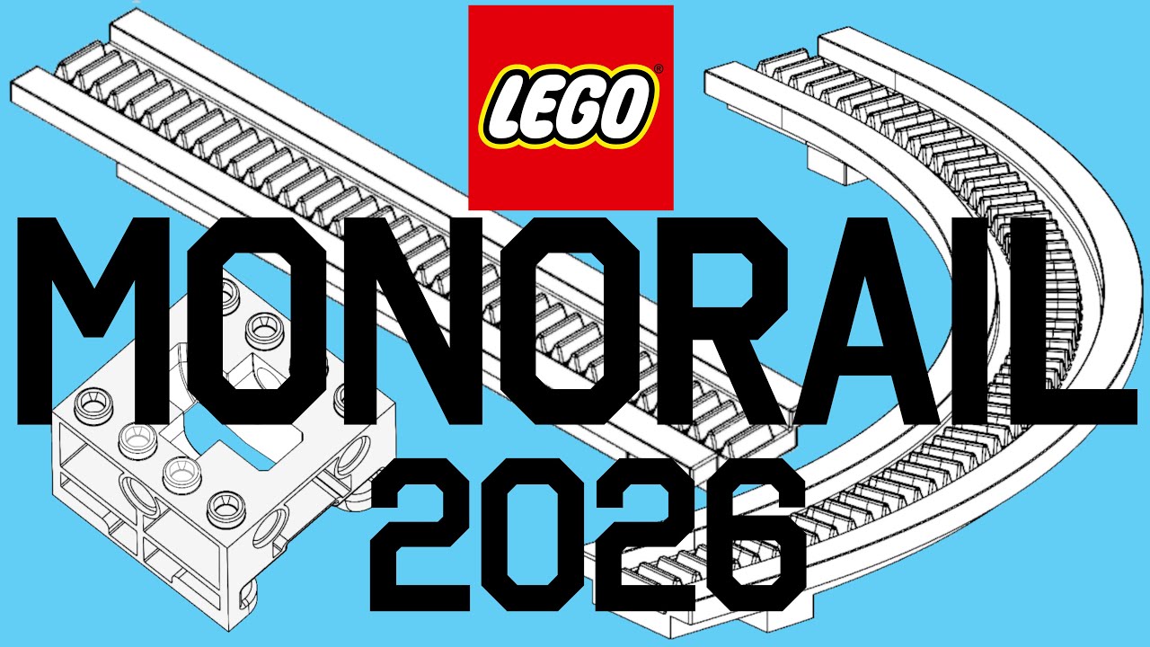 For real - es gibt 2026 ein neues offizielles Lego Monorail System 🥳