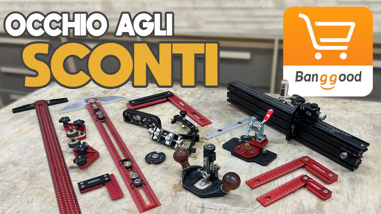 Utensili in sconto : le migliori offerte Banggood per il fai da te e la falegnameria !