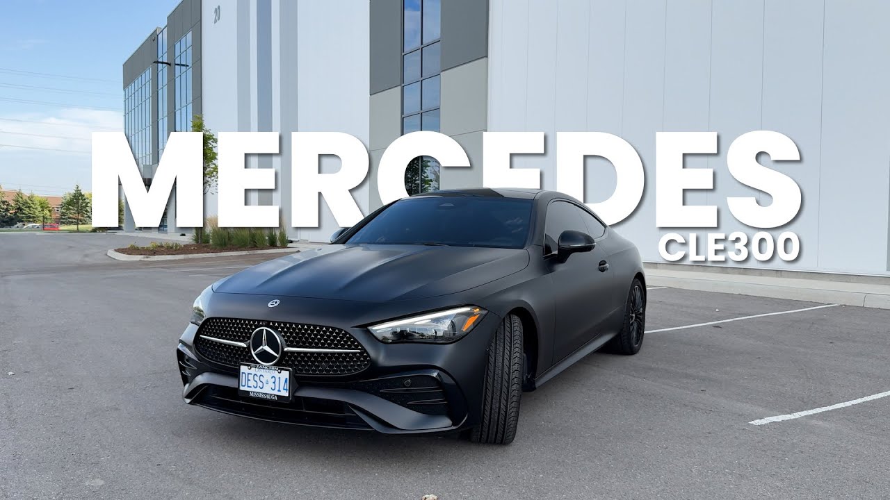 Turning a Mercedes CLE 300 into an AMG Look | Matte PPF Transformation at #carcafe