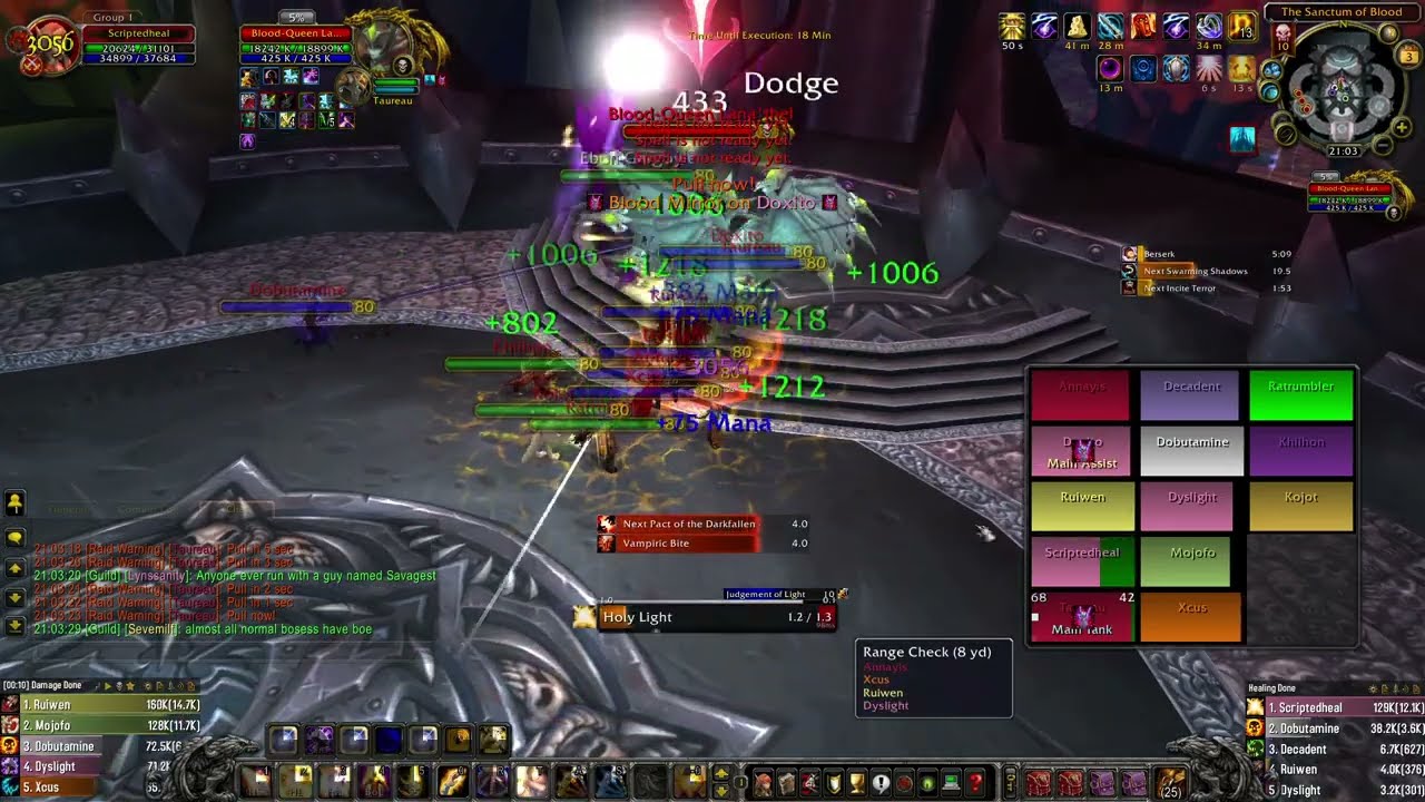 ICC 10 HC BQL (solo heal holy pala) - SayNoToTryhard [Warmane]
