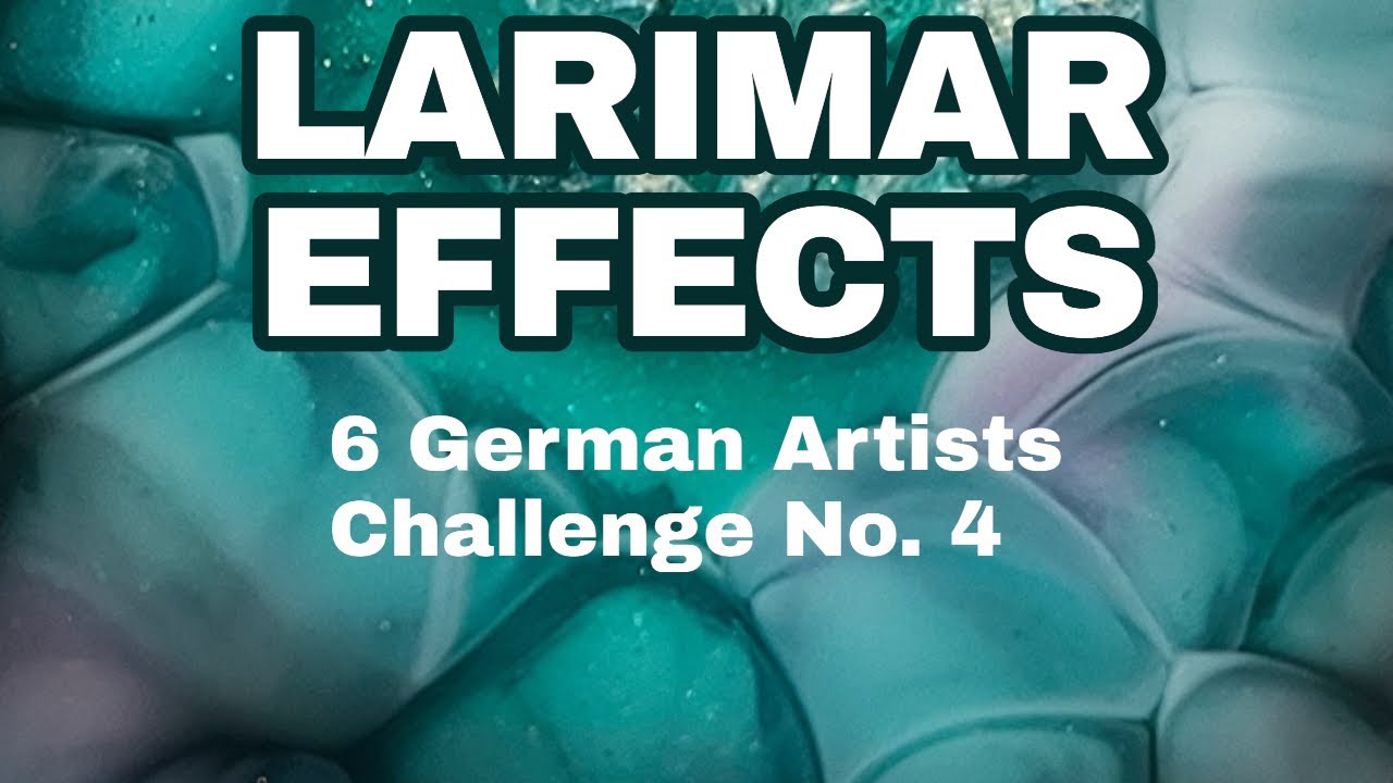#764 EN: GIVE your LARMAR your own touch | Challenge 4 | 6 German Resin Artists | #resinart 