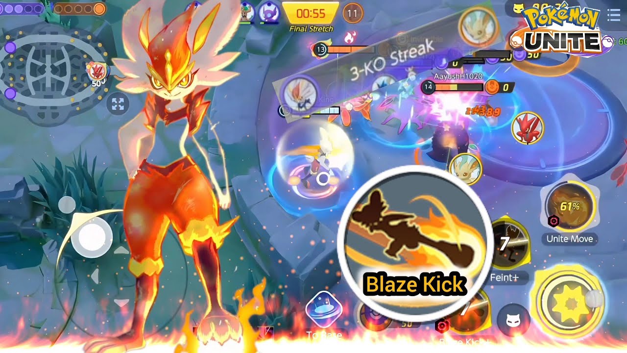 Cinderace Blaze Kick Beat@n 15 & Highly Fired Pokemon ☠️