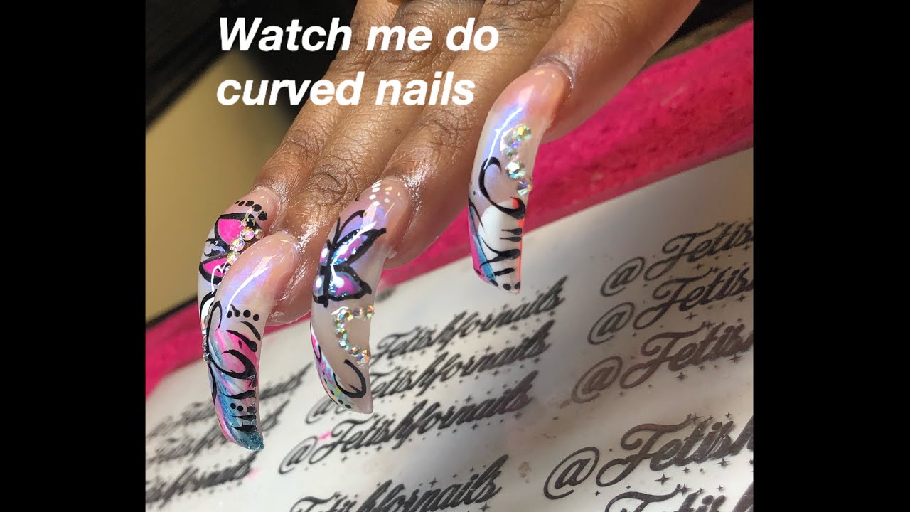 Watch me do a Curved Full Set