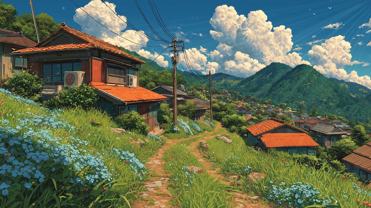 a quiet hillside afternoon | lofi for study & calm
