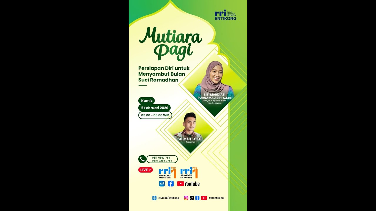 MEMPERSIAPKAN DIRI UNTUK MENYAMBUT BULAN SUCI RAMADHAN