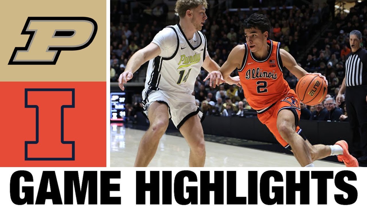 #4 Purdue vs #11 Illinois Highlights | Men's Basketball | College Basketball 2025