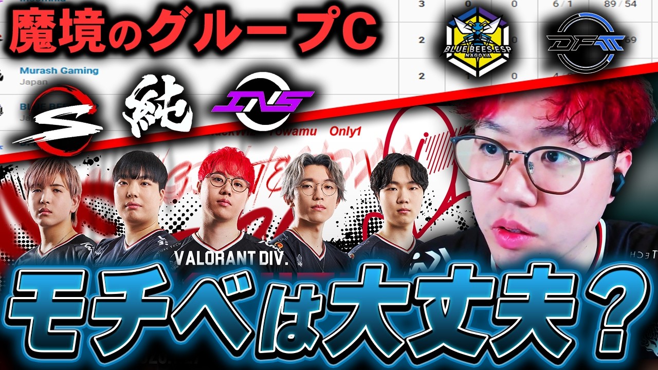NFX大好き男、RIGXのモチベは大丈夫？／アドバンスステージ魔境のグループCを見ていく【Valorant/ヴァロラント】