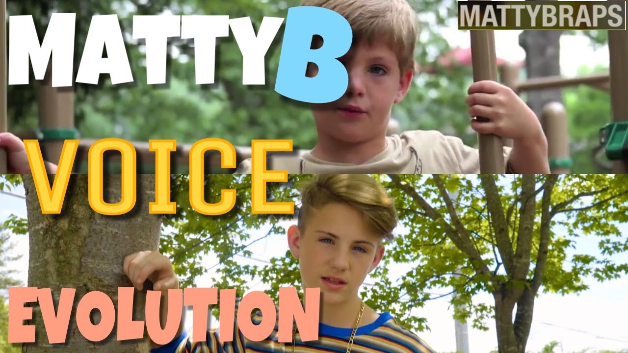 MattyB VOICE EVOLUTION | (2010-2017)