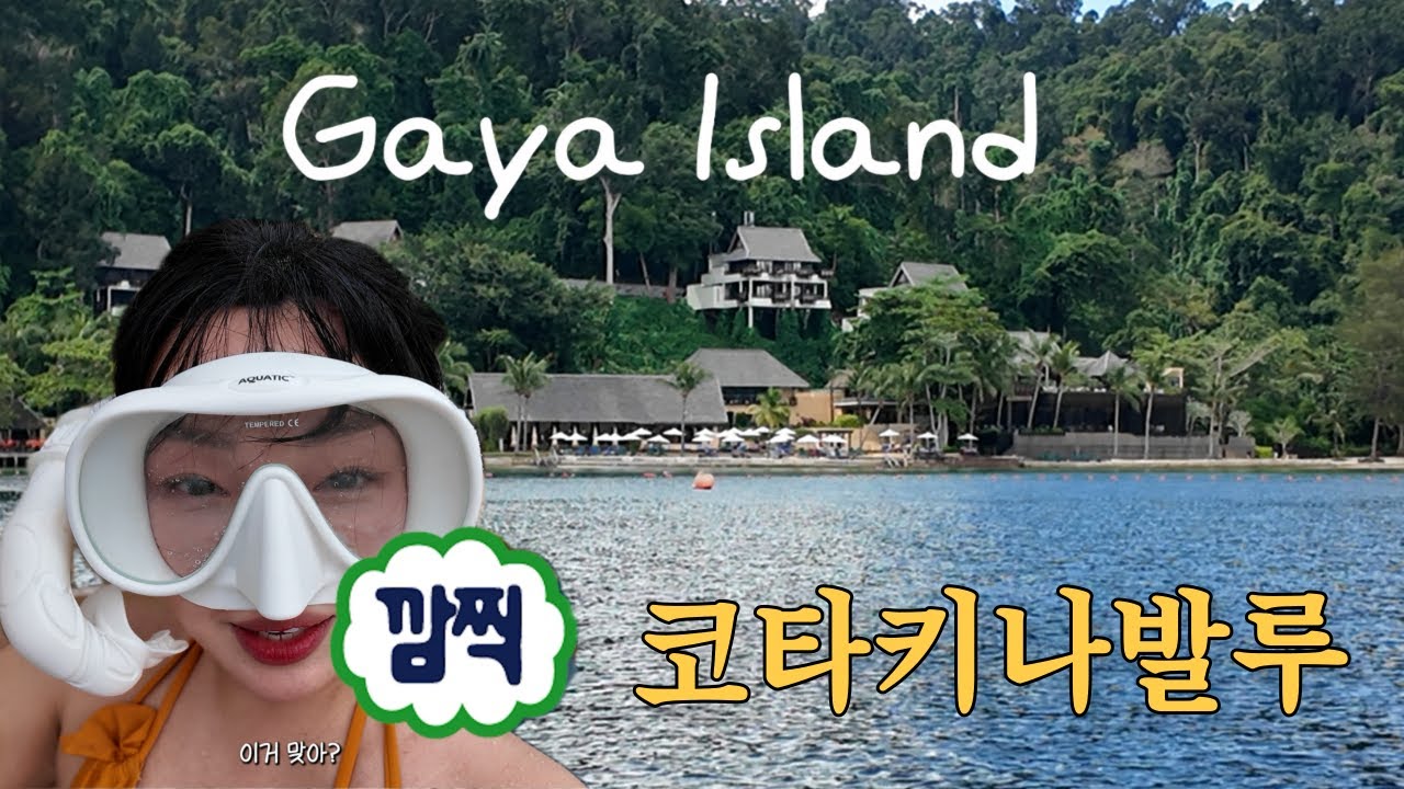 아는사람만 아는 조용한 섬 코타키나발루 5성급 리조트 / 가야아일랜드 에서 원숭이랑 싸울뻔함