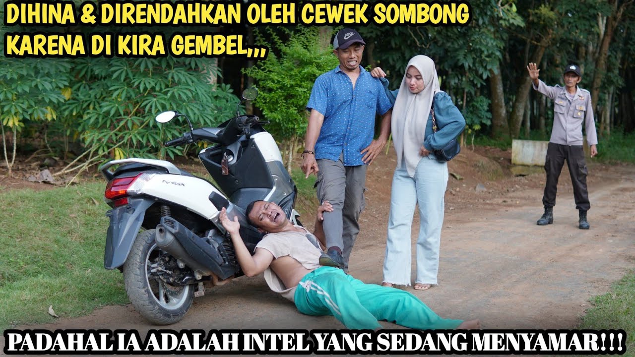 INTEL POLISI DIHINA & DIRENDAHKAN OLEH CEWEK SOMBONG KARENA DIKIRA GEMBEL, AKHIRNYA BIKIN MENYESAL