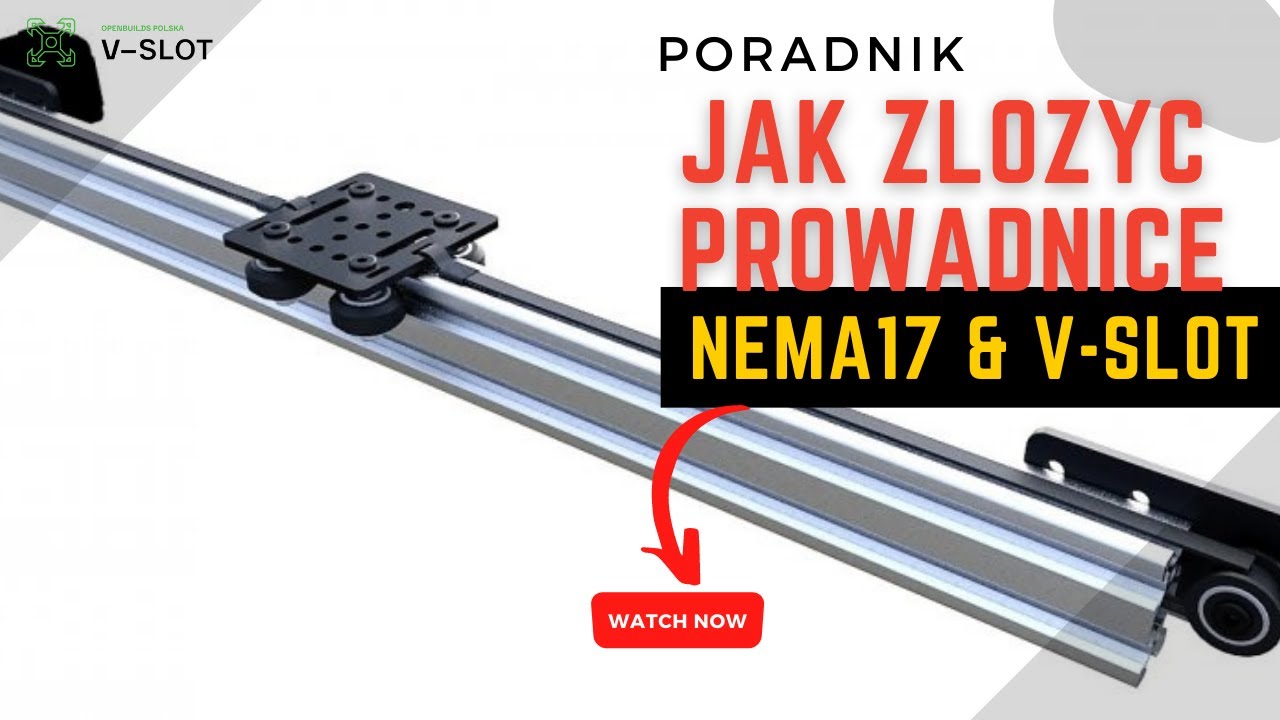 Jak złożyć prowadnicę liniową ? BOM Prowadnica liniowa V-SLOT 2040 NEMA 17 | #DIY #vslot