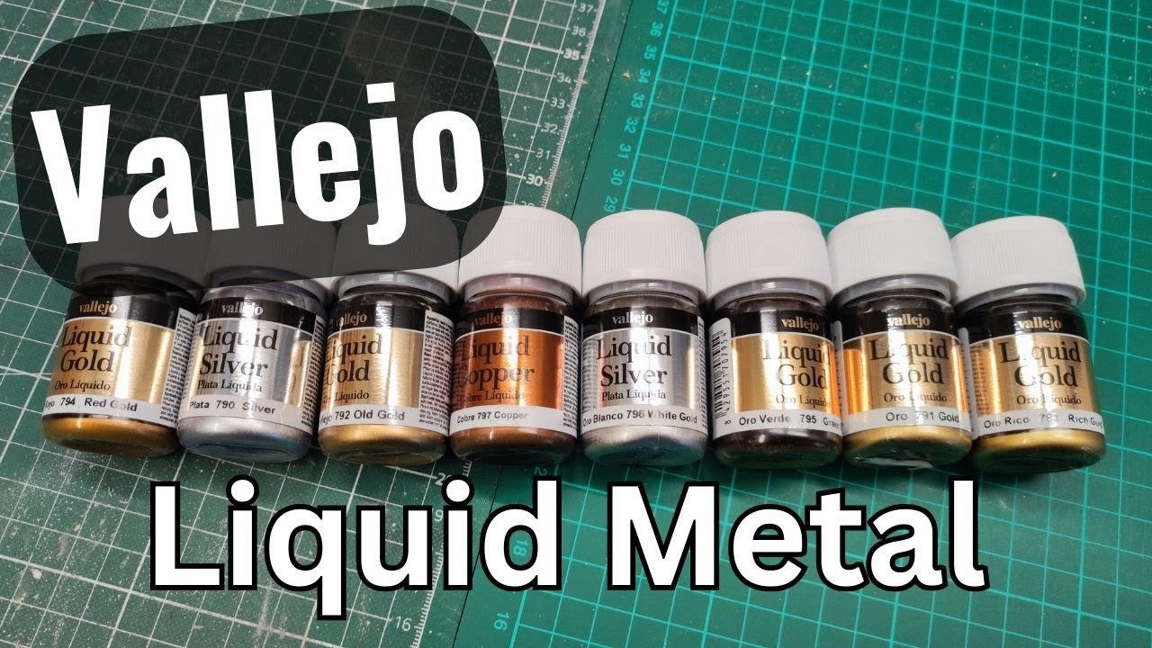 Vallejo Liquid Metal a pennello e Aerografo