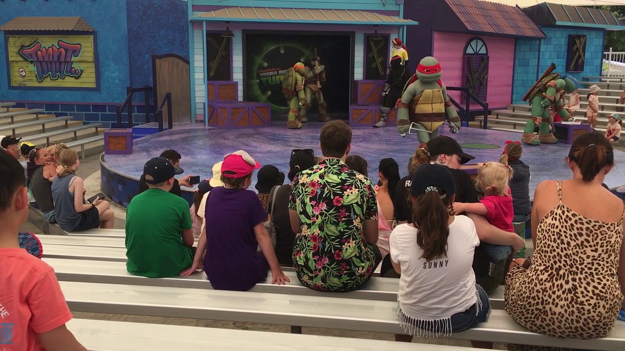 Teenage Mutant Ninja Turtles show SeaWorld 06/01/2021
