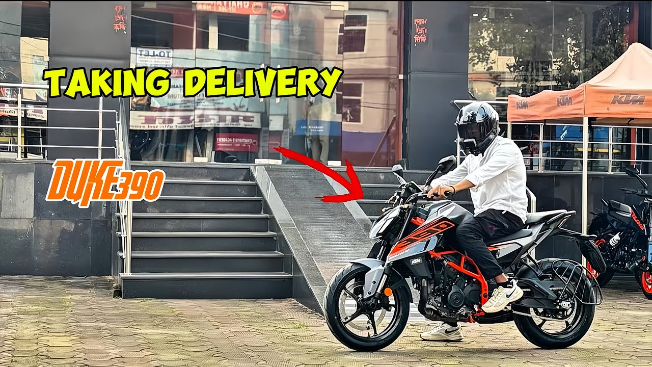 Taking delivery of new  bike 😍 | duke 390 gen3 | 2025